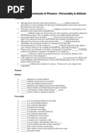 Sample Report Card Comments