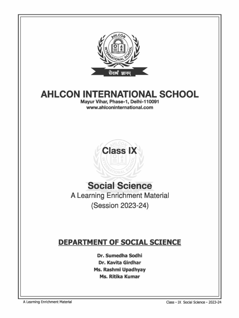 Class++IX++Democratic+Politics+ + | PDF