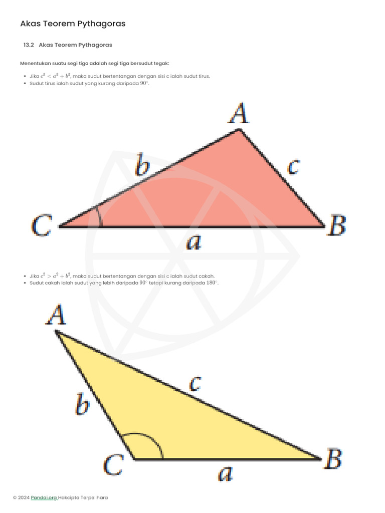 Akas Teorem Pythagoras | PDF
