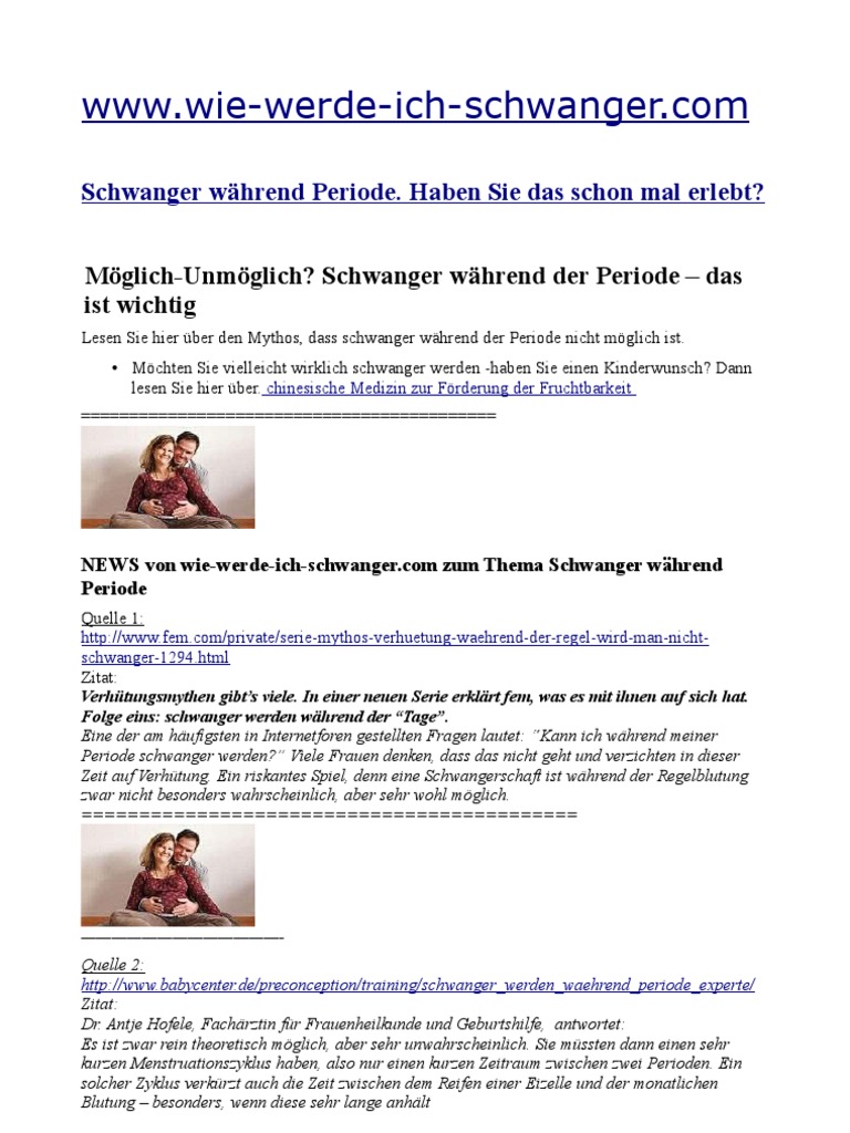 Periode Schwanger Schwangerschaft 2020 02 11