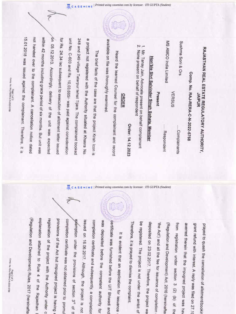 Sushma soni ors vs ms amco india ltd pdf