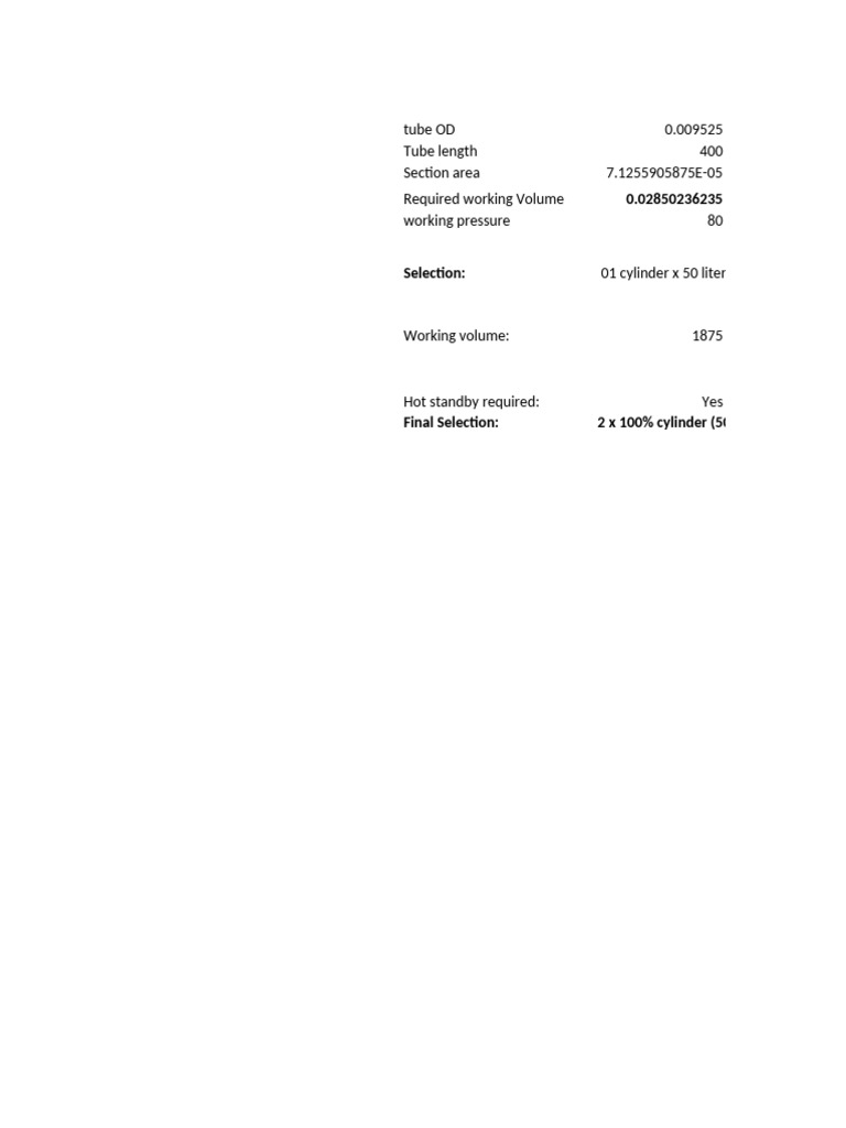 N2 Volume Calculation | PDF | Technology & Engineering