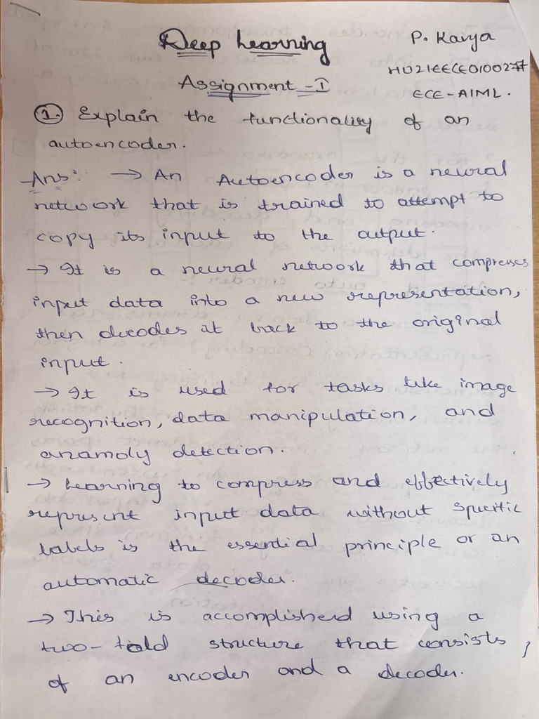 Deep Learning Assignment - 1 | PDF