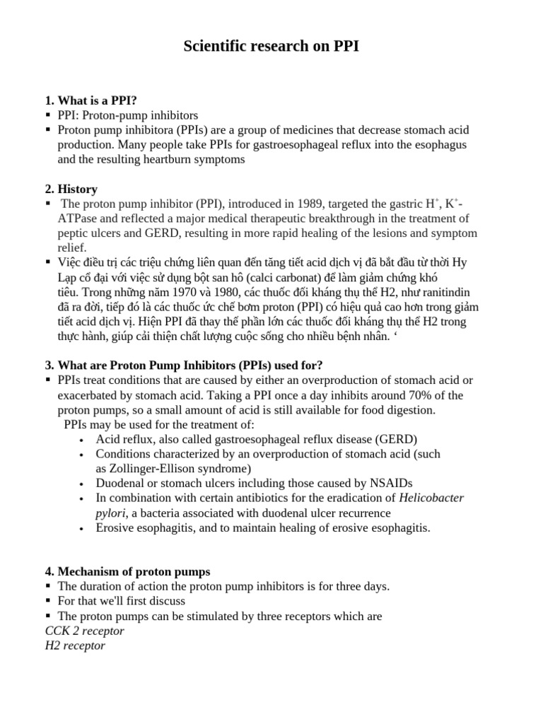 Understanding Proton Pump Inhibitors | PDF | Gastroenterology ...