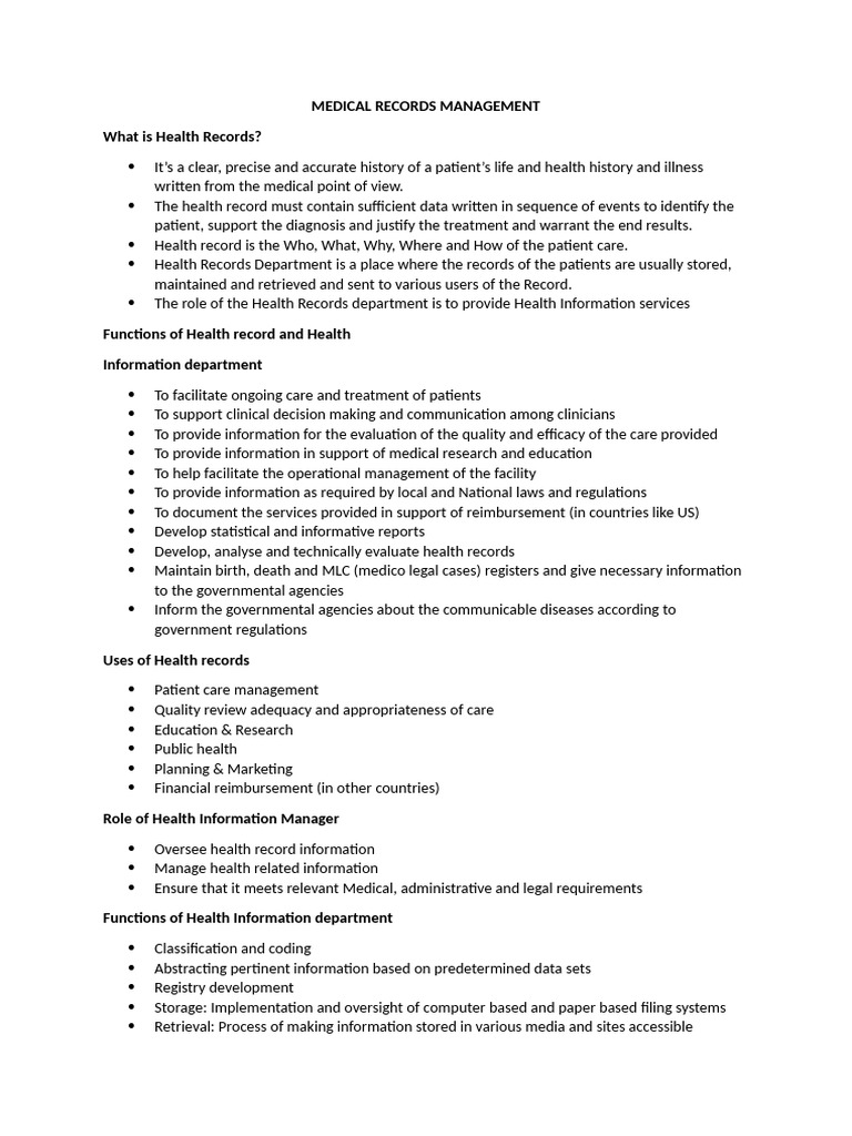 medical-records-management-what-is-health-records-pdf-medicine