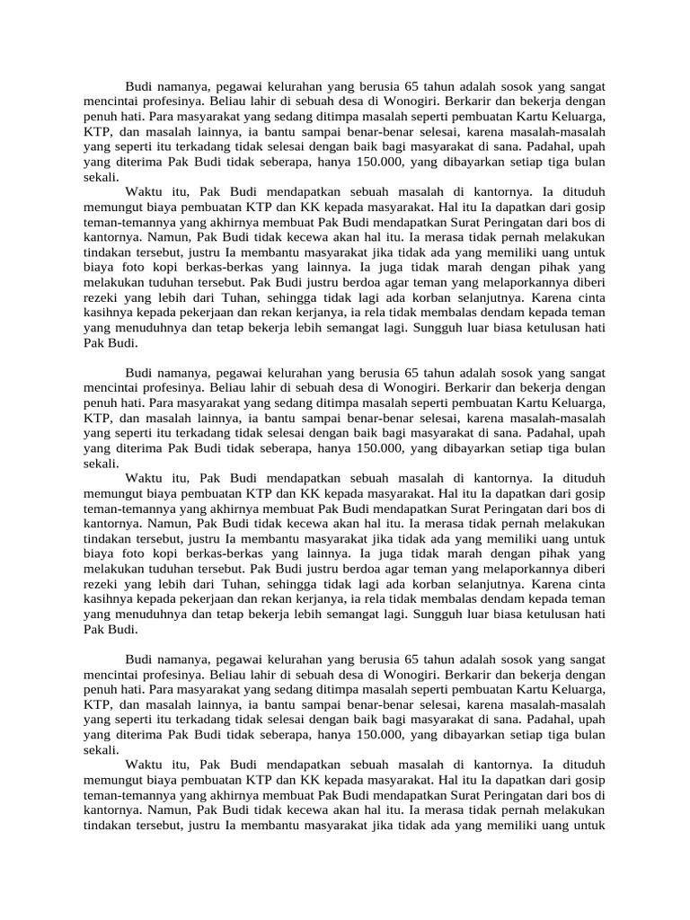 Cerpen Singkat | PDF
