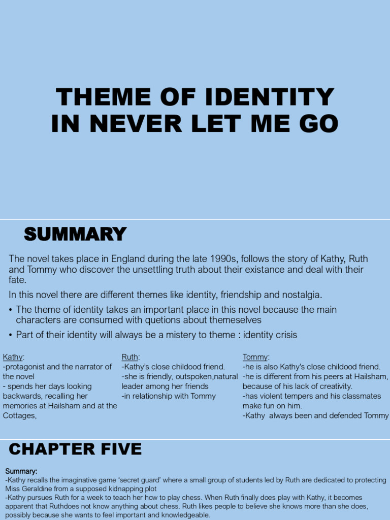 Identity Struggles in Never Let Me Go | PDF | Psychology ...