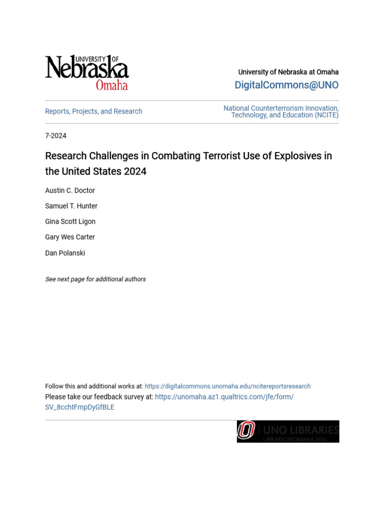 Combating Terrorist IED Challenges 2024 | PDF | Improvised Explosive ...