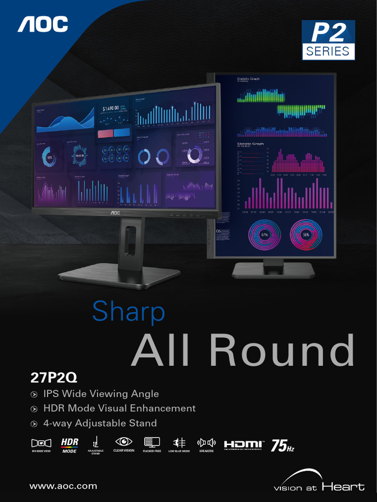 27P2Q Leaflet | PDF | Hdmi | Computer Monitor
