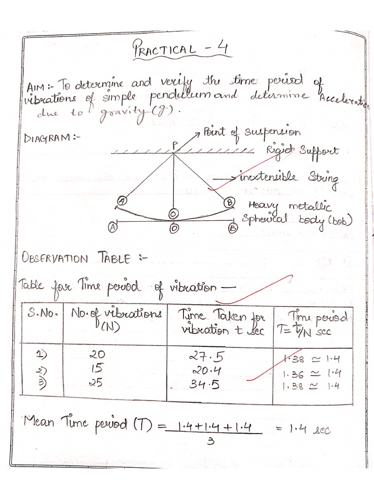 Simple Pendulum | PDF