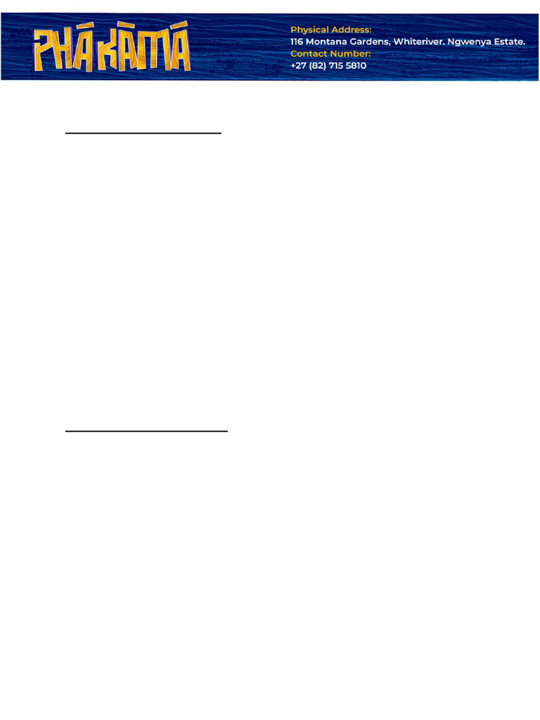 Line - Up - Phakama 2024 Final | PDF | Art