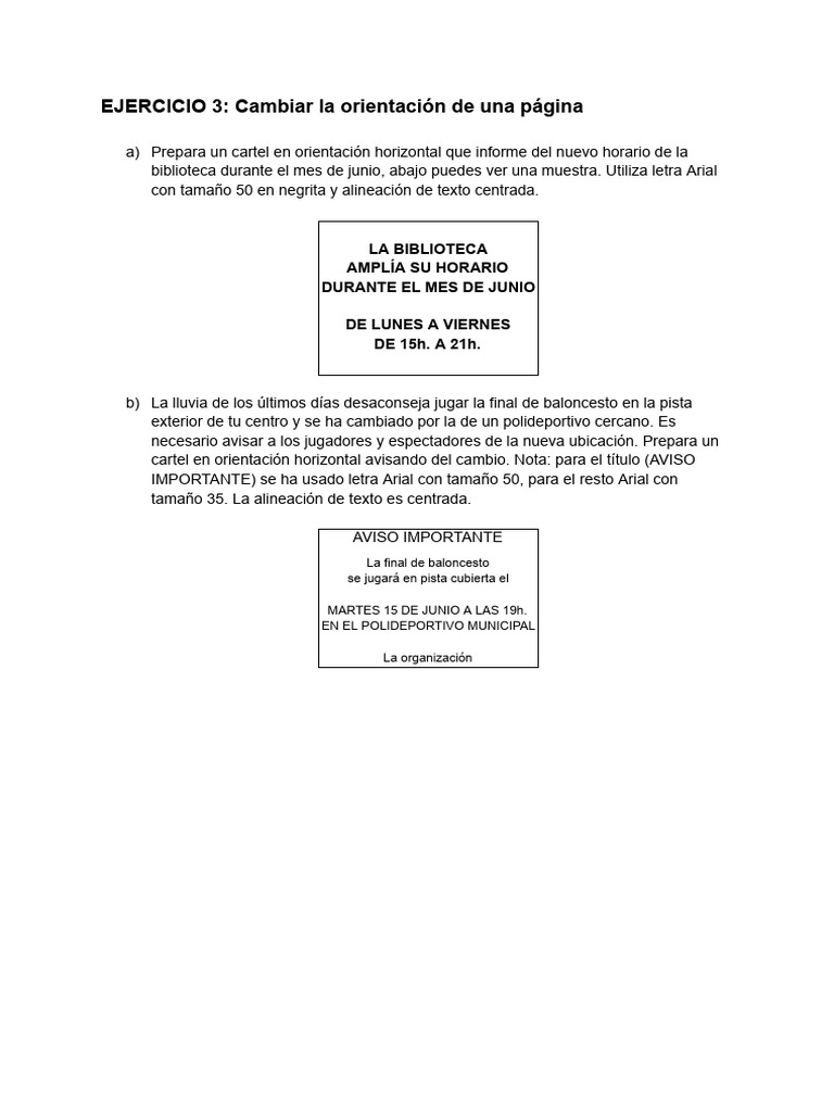 Adam taouaf benloukilia ejercicio 3 cambiar la orientaci n de una