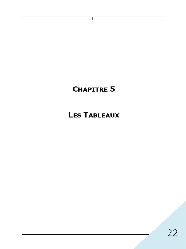 Introduction aux Tableaux en C | PDF | C (Langage de programmation ...