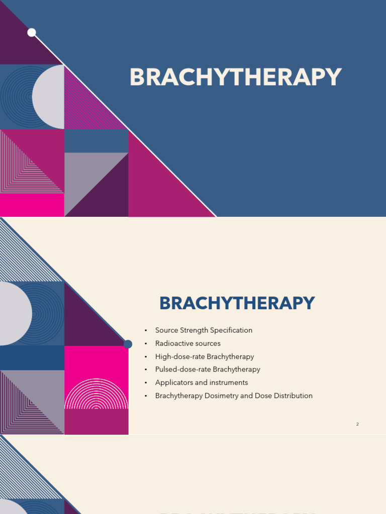 Aspects of Brachytherapy | PDF | Radiation Therapy | Radioactivity