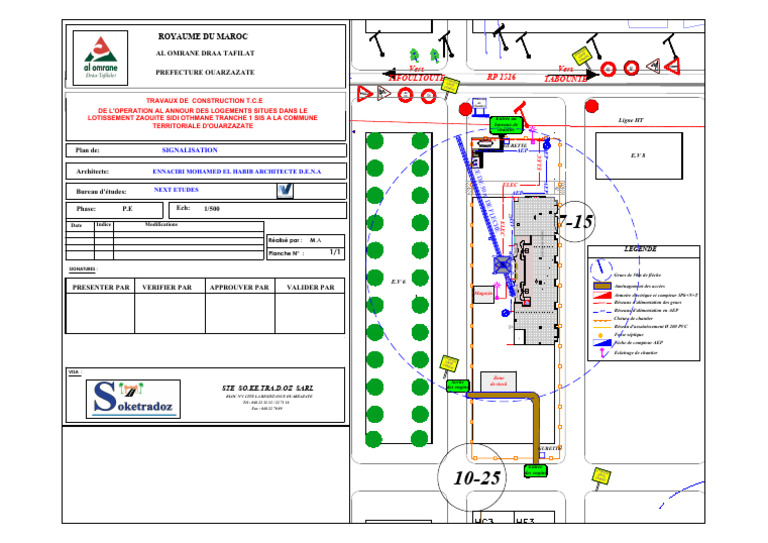 Plan de Signalisation pour Chantier Maroc | PDF