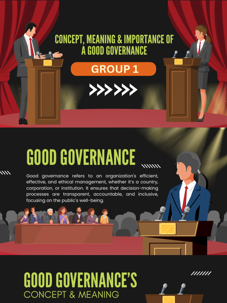 Good Governance Rep | PDF | Good Governance | Governance