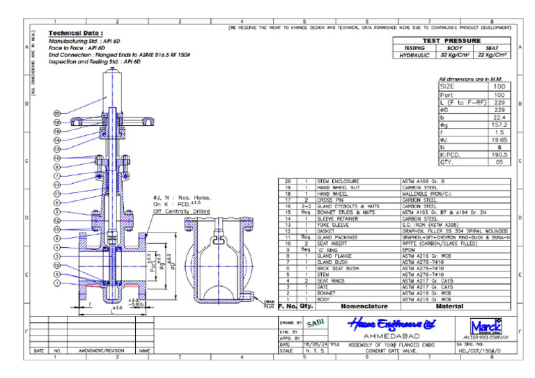 4 Inch API6D Gate Valve | PDF