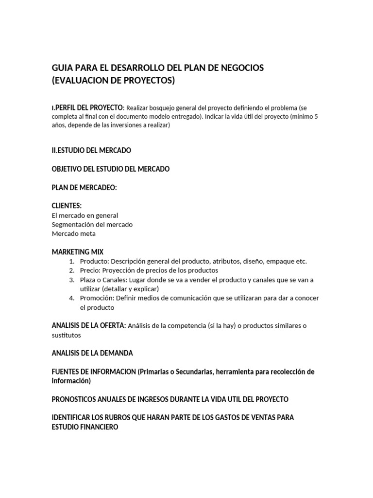 Guía Completa para Plan de Negocios | PDF | Negocios | Arte