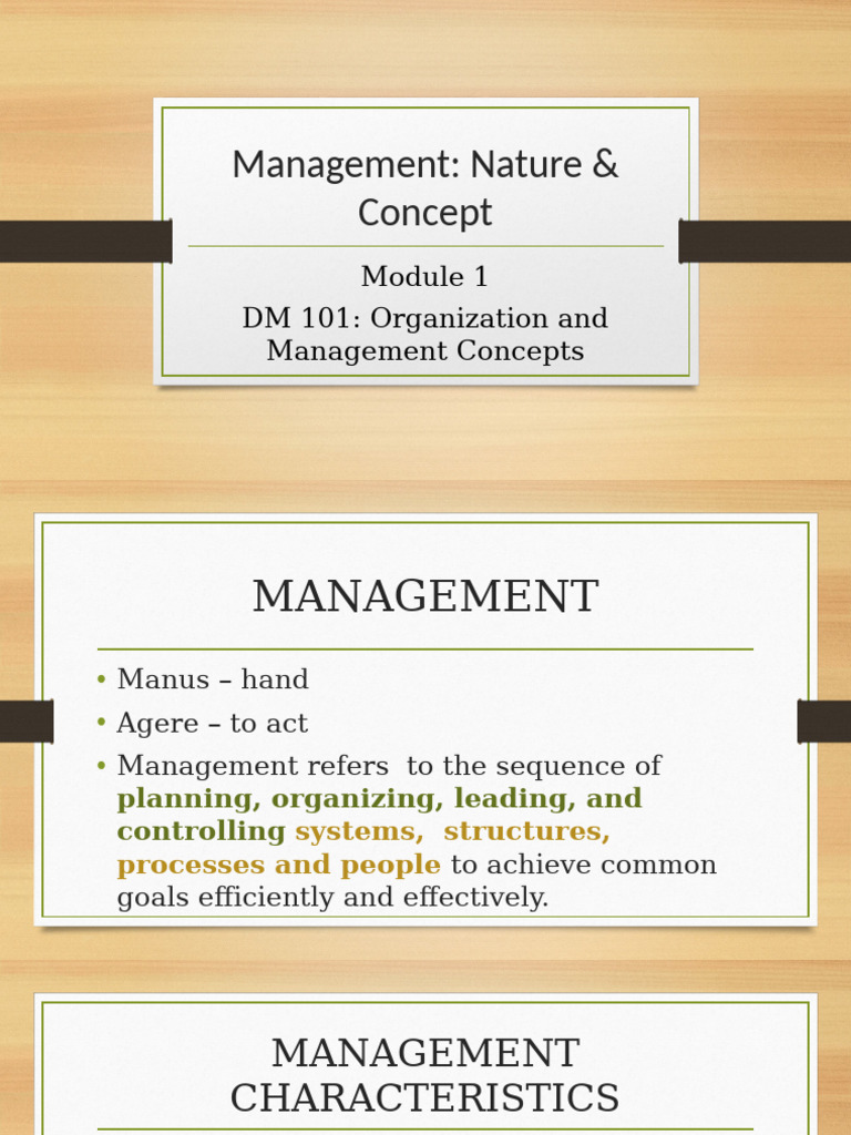 Understanding Management Concepts | PDF