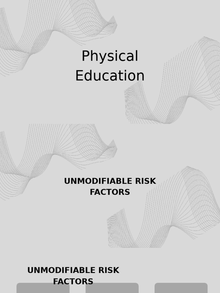 Modifiable vs Non-Modifiable Risk Factors | PDF | Lipid ...