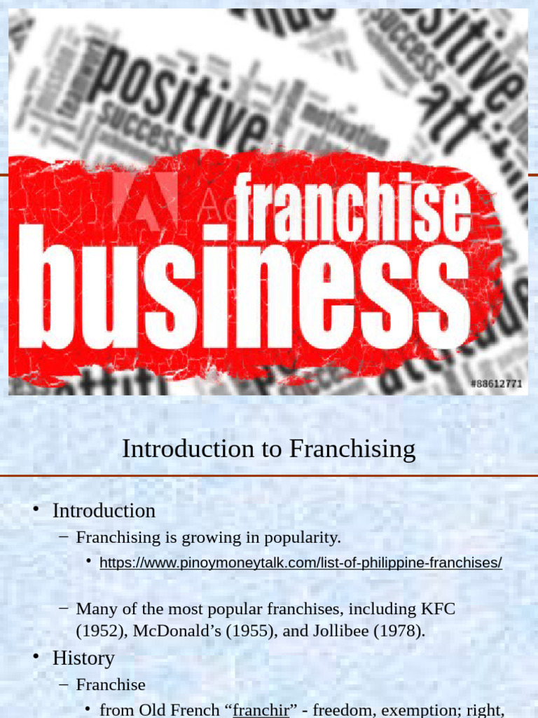 Understanding Franchising Basics | PDF | Franchising | Economies