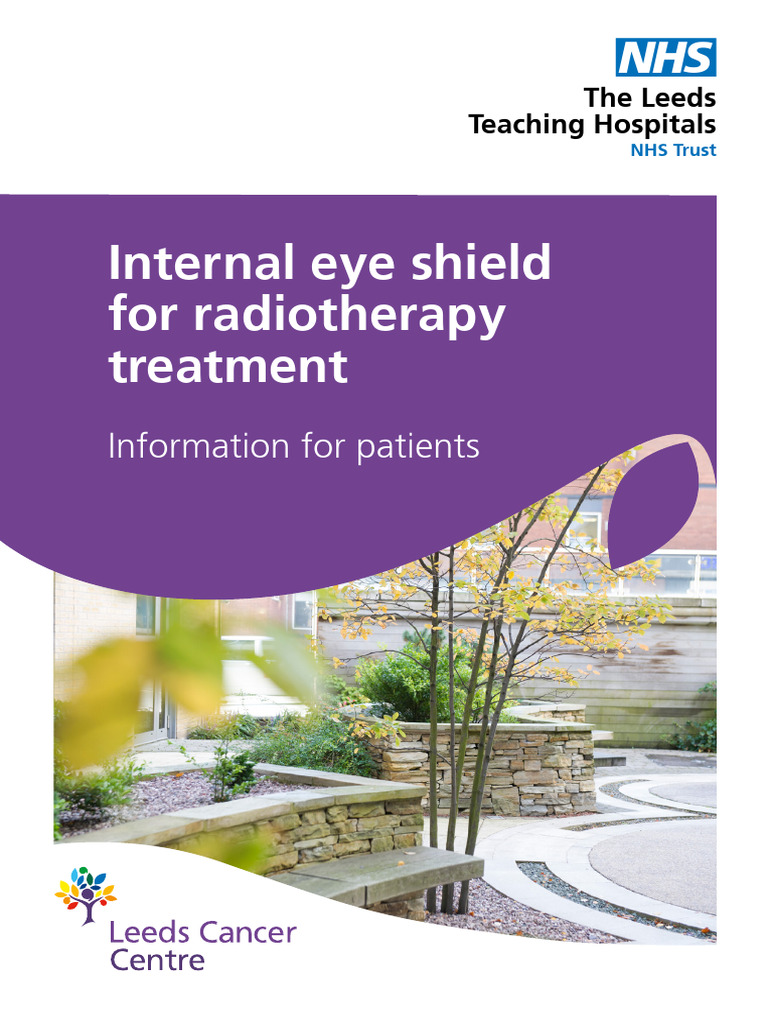 Internal Eye Shield for Radiotherapy | PDF | Radiation Therapy | Cataract
