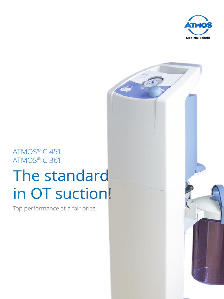 Atmos C451 - C361 Brochure en | PDF | Vacuum | Pump