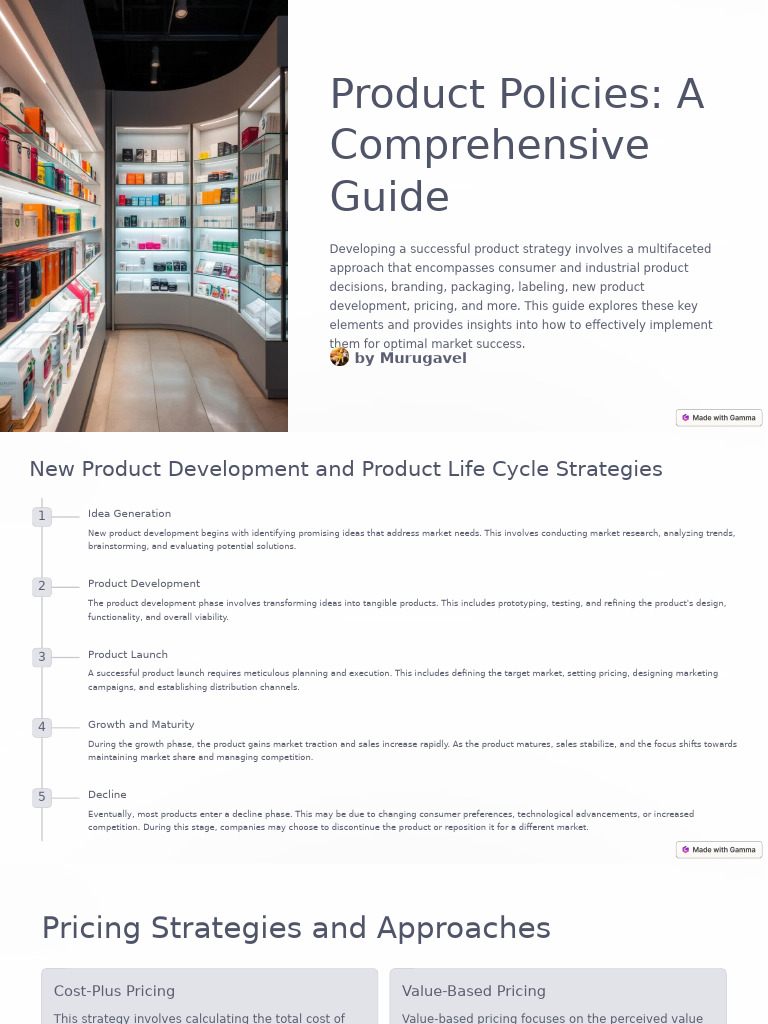 Pricing Strategies in Product Development | PDF | Brand | Pricing