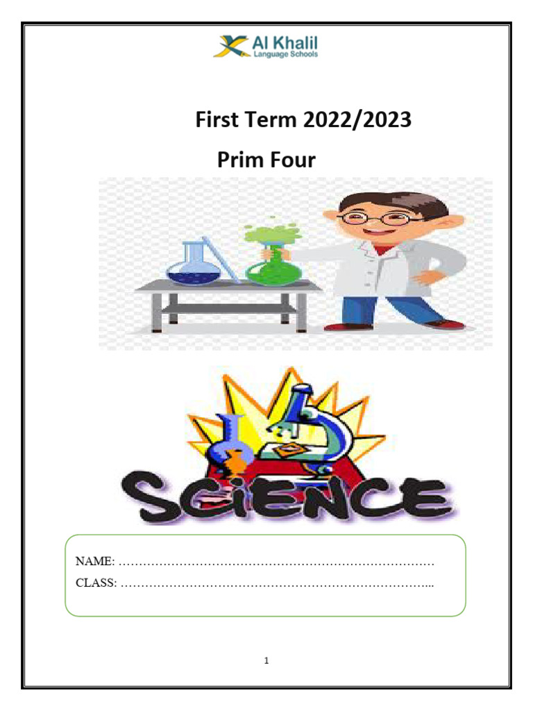 Prim 4 First Term Science Lessons | PDF | Potential Energy | Force