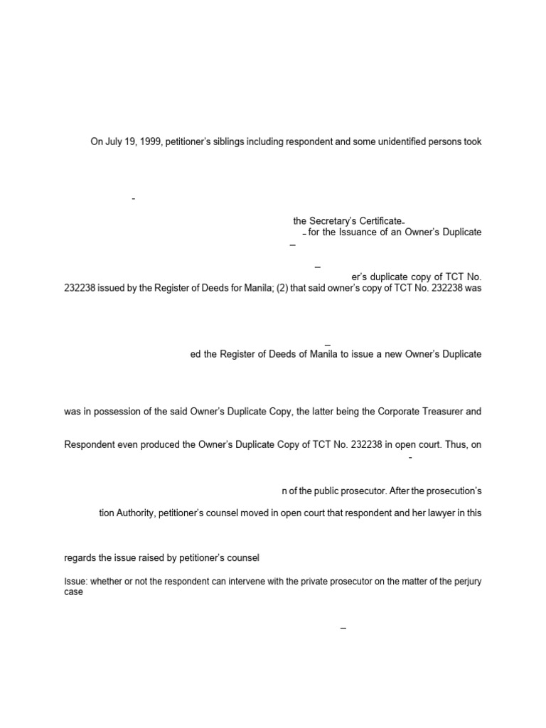 41. Lee Pue Liong v. Chua Pue Chin Lee, 703 SCRA 240 PDF Crimes