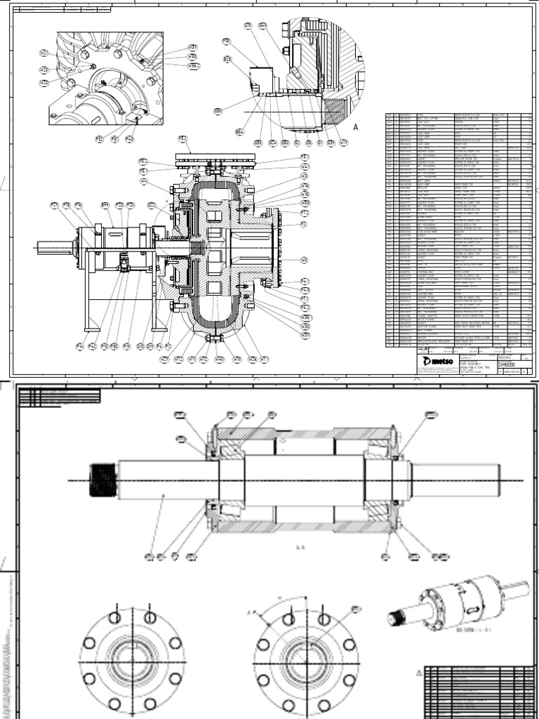 Metso XR300 Pump Assembly Components | PDF