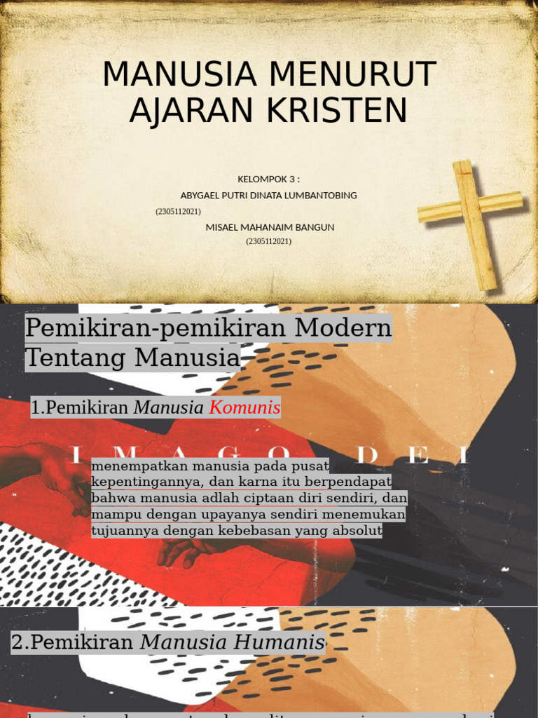 Manusia Menurut Ajaran Kristen | PDF | Filsafat | Agama & Spiritualitas