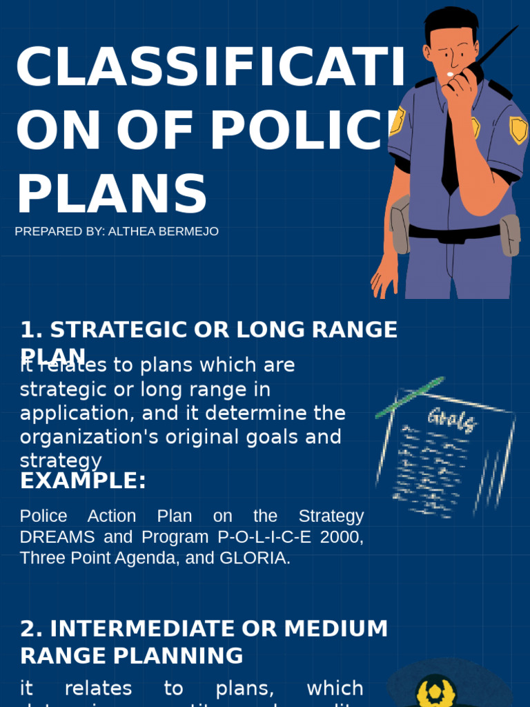 Classification of Police Plans | PDF | Business