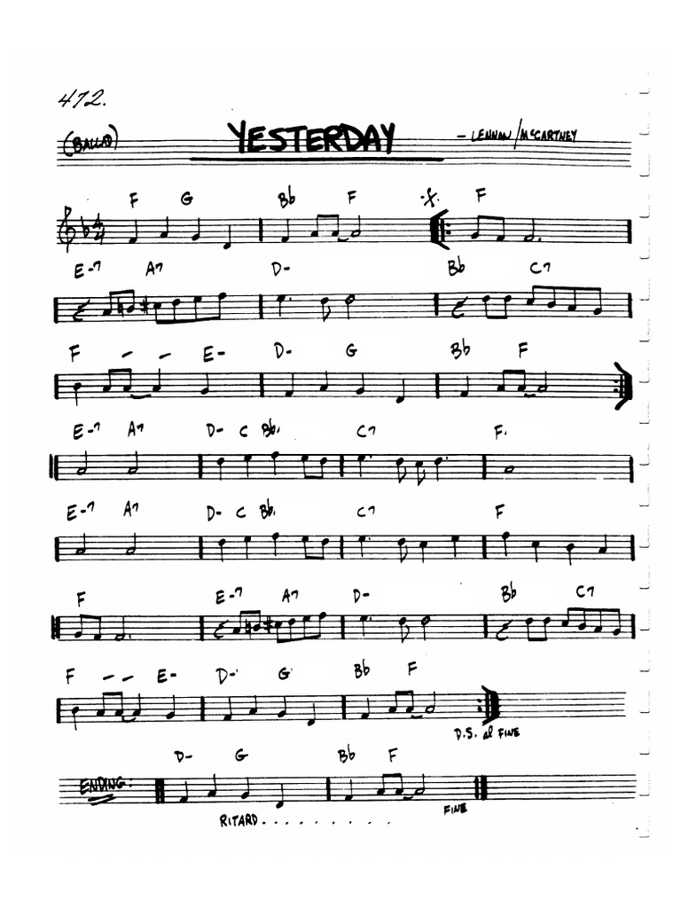 YESTERDAY | PDF