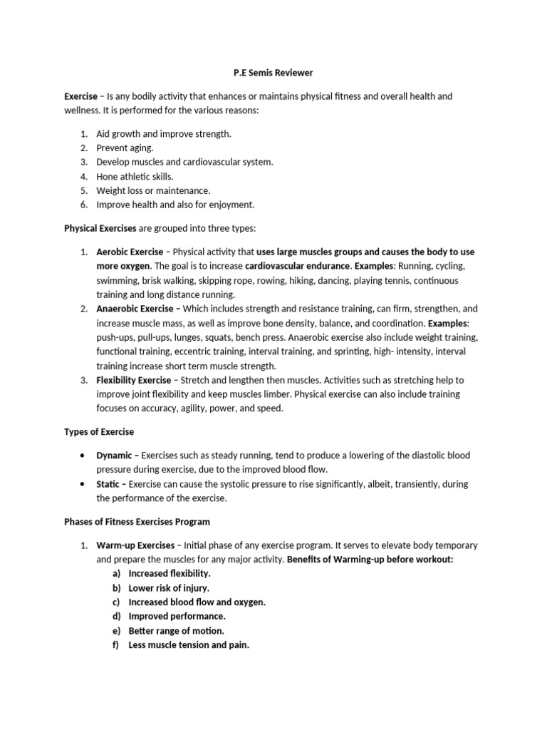 Path Fit Semis Rev | PDF | Physical Fitness | Strength Training