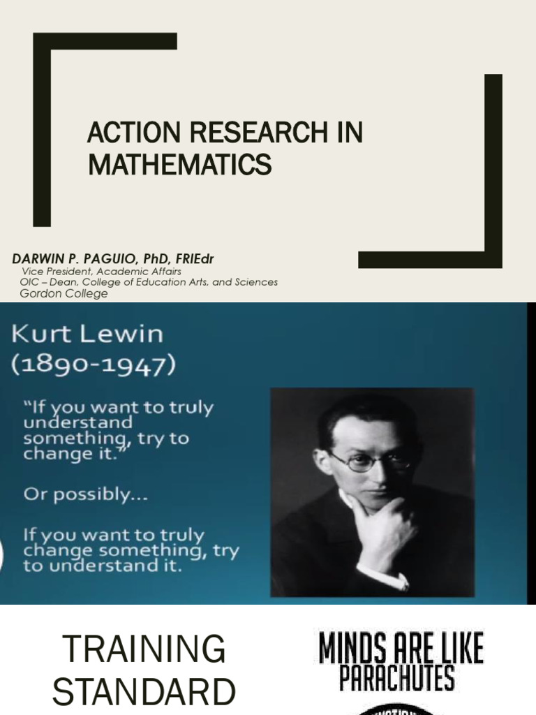 Action Research in Mathematics Education | PDF | Mathematics | Hypothesis