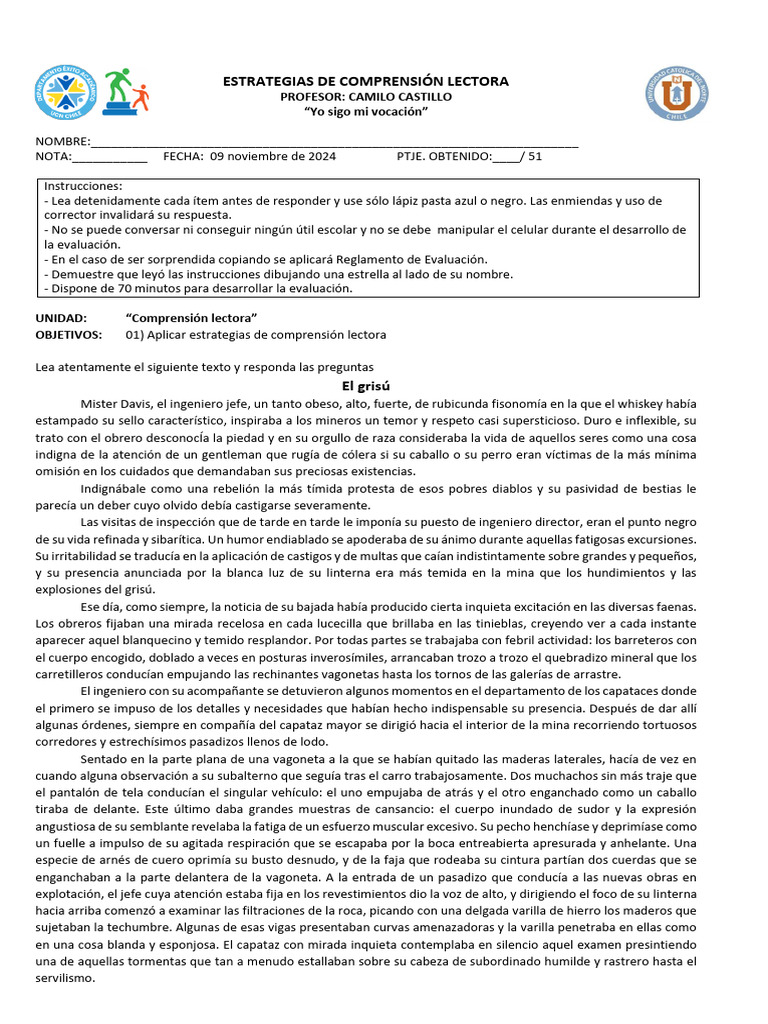 Estrategias para Comprensión Lectora | PDF | Dotamiento intelectual ...