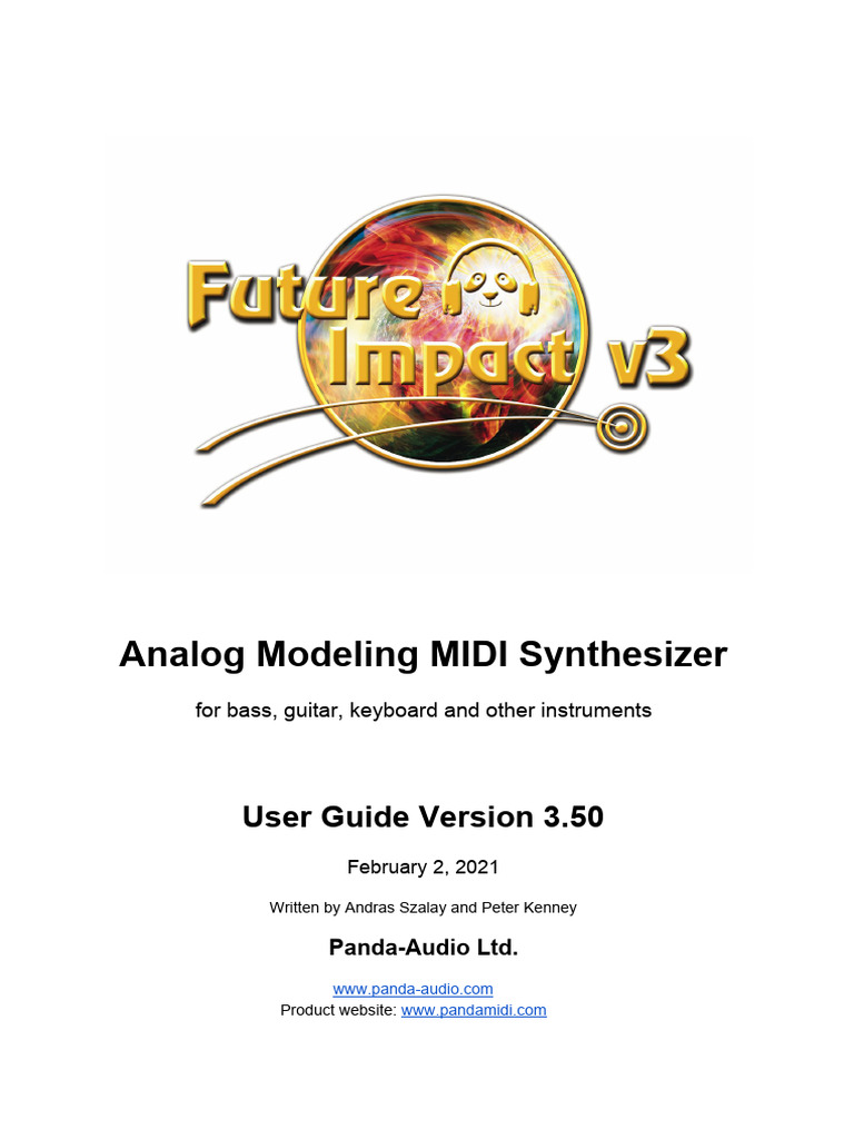 Future Impact v3 Synth Pedal Guide | PDF | Synthesizer | Filter (Signal ...