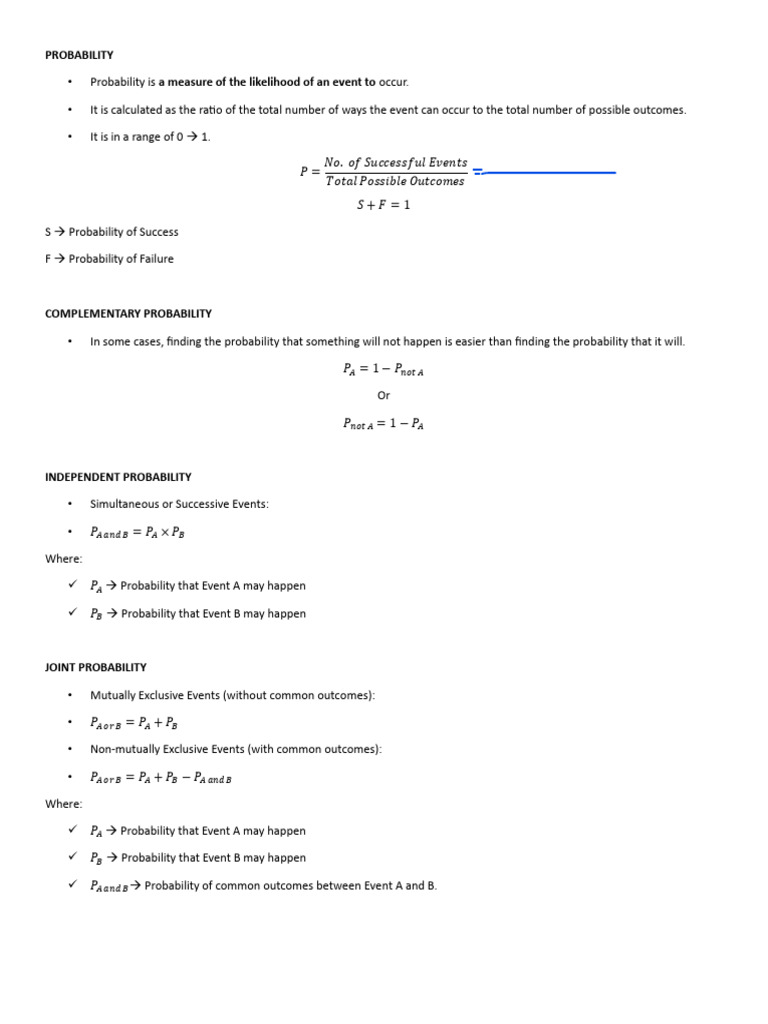 PROBABILITY AND STATS | PDF | Mode (Statistics) | Probability
