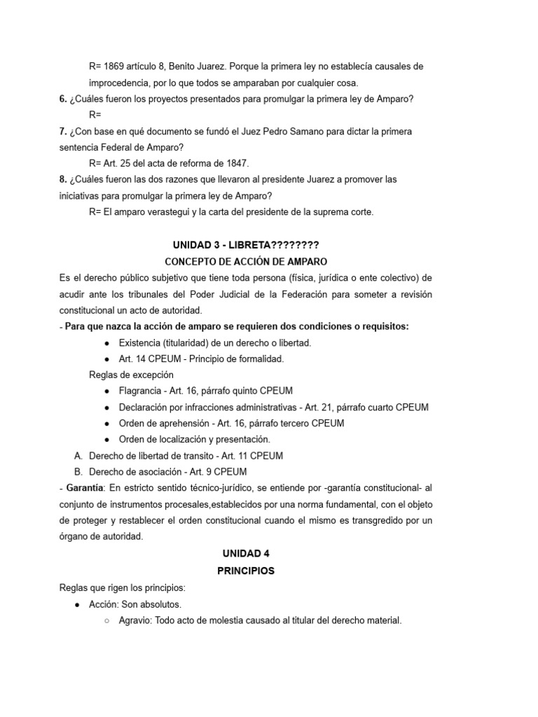 Fundamentos Del Juicio de Amparo | PDF | Justicia | Crimen y violencia