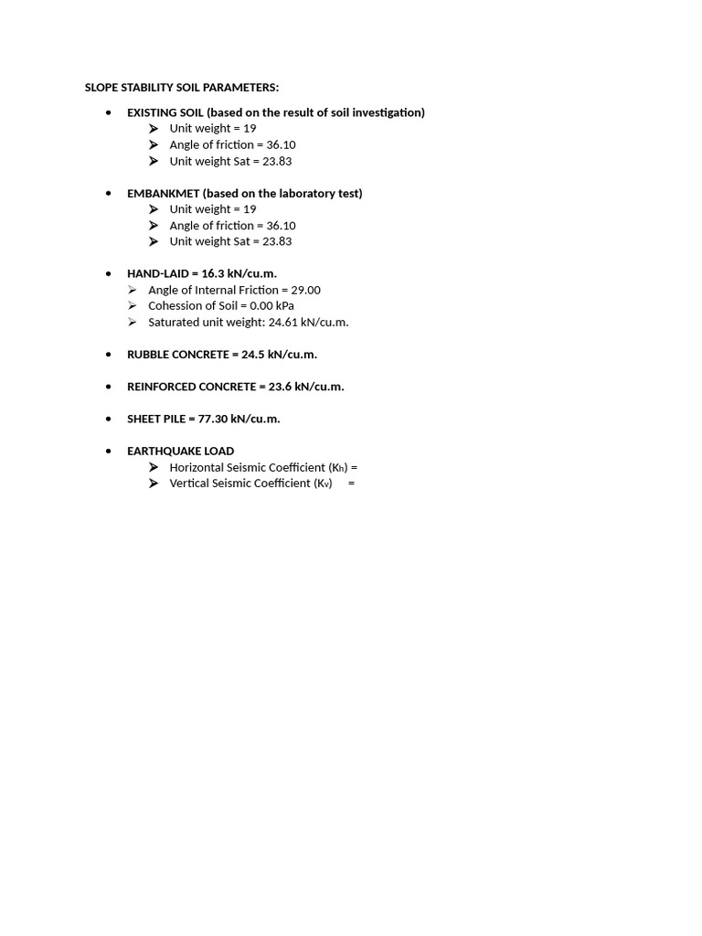 Design Parameters For Bridge | PDF