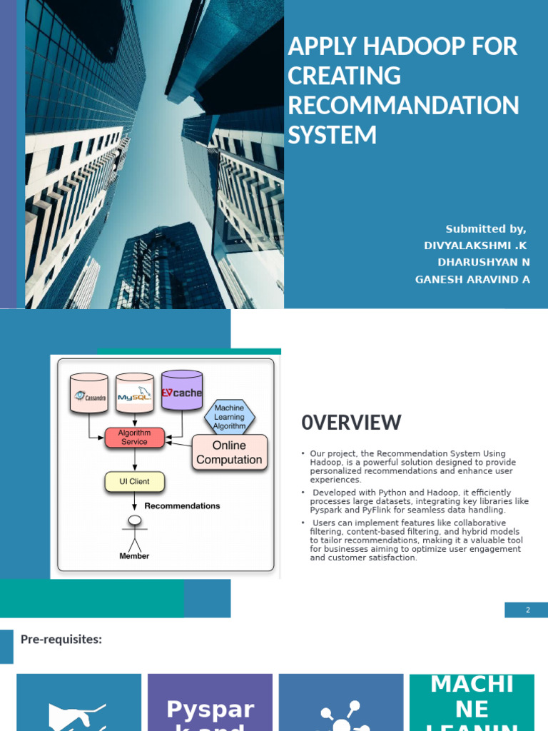 Hadoop-Based Recommendation System | PDF | Apache Hadoop | Apache Spark