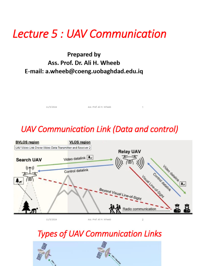 UAV Communication Link Overview | PDF | Radar | Microwave Technology
