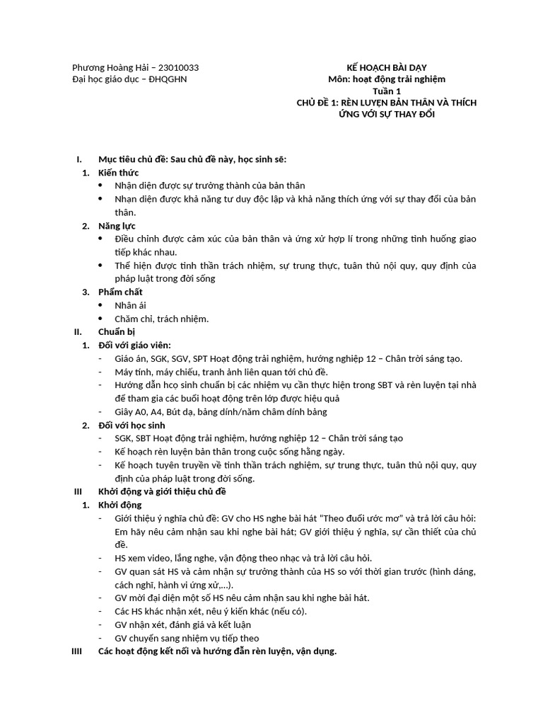 Ho T Đ NG Giáo D C | PDF