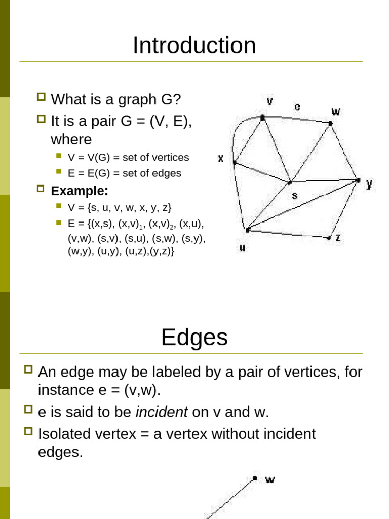 Isolated Vertex in Graph Theory | PDF | Vertex (Graph Theory) | Graph ...