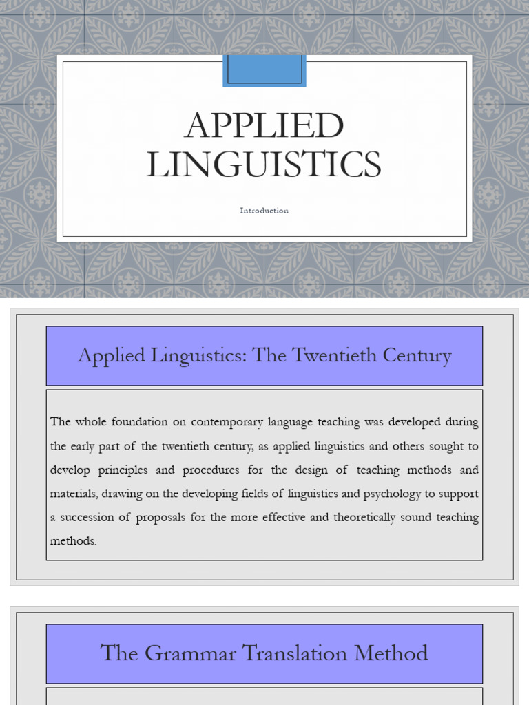 Evolution of Language Teaching Methods | PDF | Language Education ...