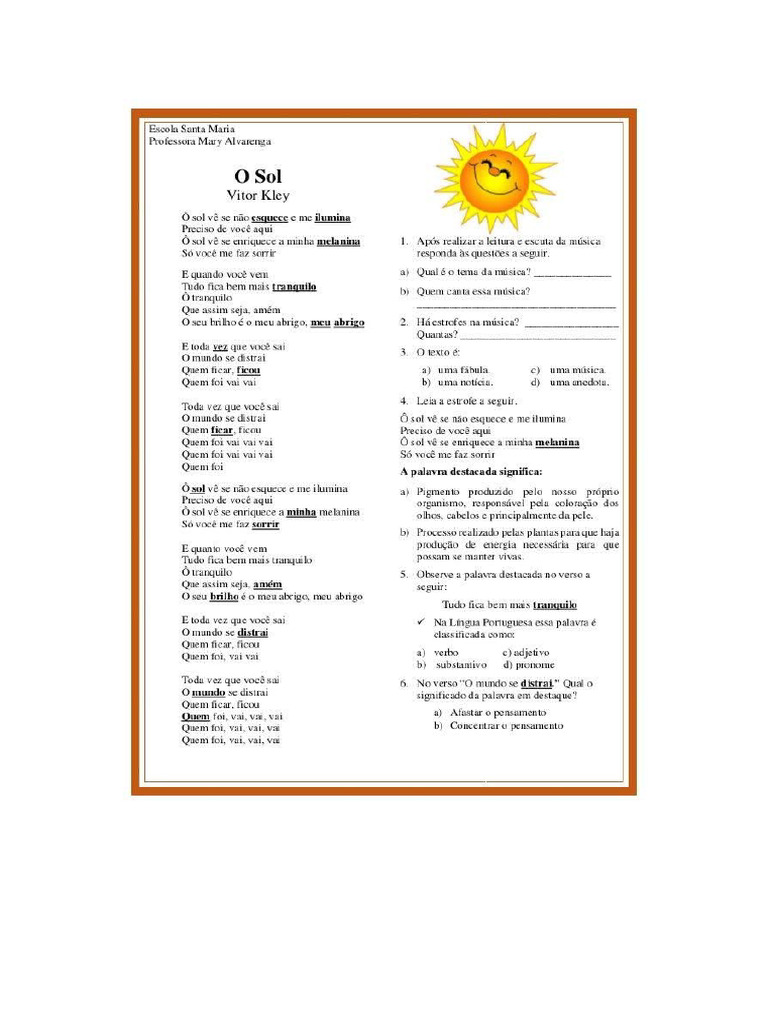 O Sol | PDF