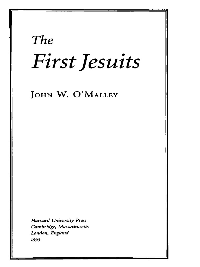 O'Malley - The First Jesuits The Schools | PDF | University | Humanism