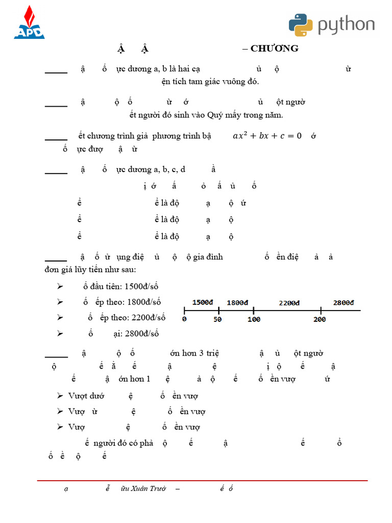 Bai Tap Chuong 3 | PDF