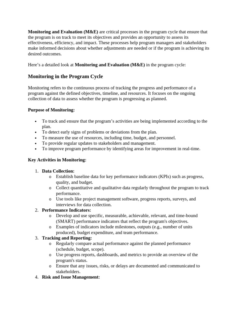 Monitoring & Evaluation Guide | PDF | Evaluation | Monitoring And ...